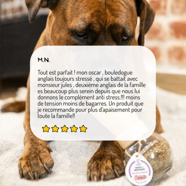 Cure longue moulin compléments alimentaires Sérénité pour chien et chat AVIS
