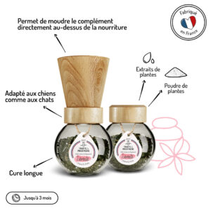 Cure longue moulin compléments alimentaires Sérénité pour chien et chat points forts