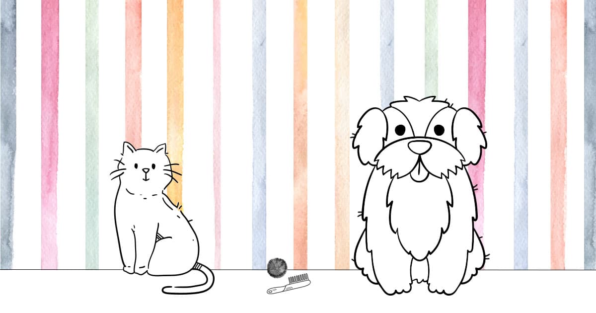illustration astuces brossage chien chat