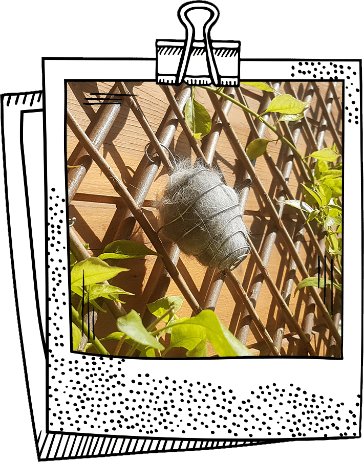tutoriel boule poils nid douillet