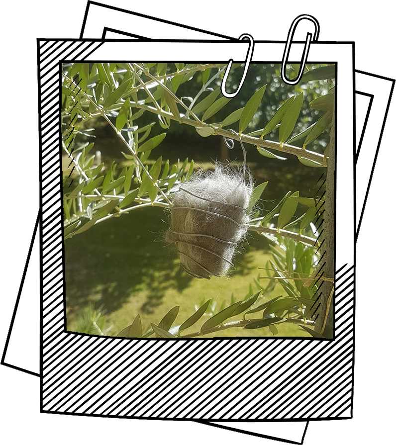 tutoriel boule poils nid douillet