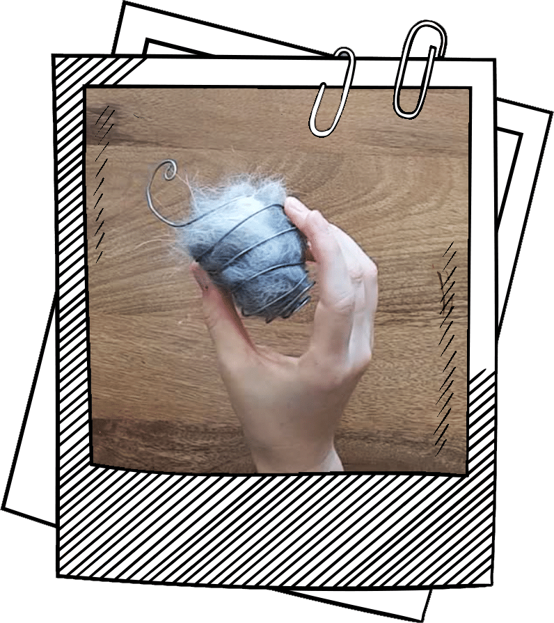 tutoriel boule poils nid douillet