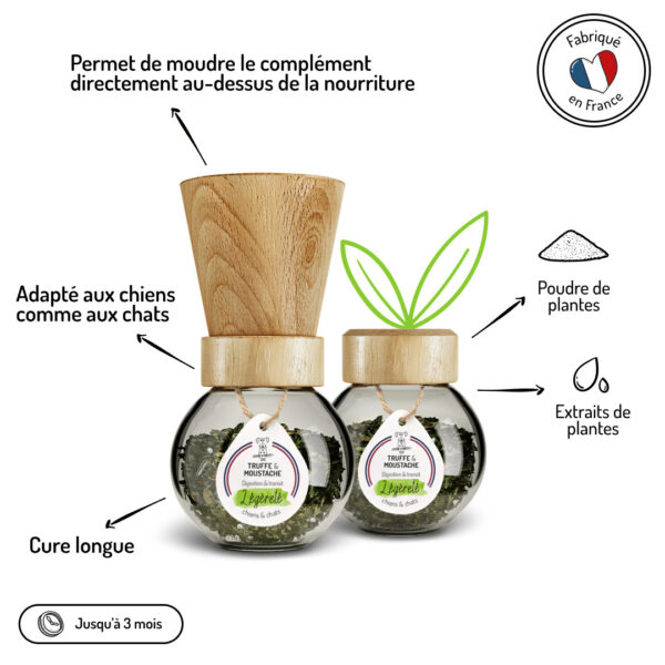Cure longue moulin compléments alimentaires Légèreté pour chien et chat points forts