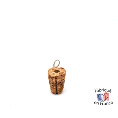 Bouchon verseur liège naturel et plexiglas pour les huiles truffe & moustache, fabriqué en France