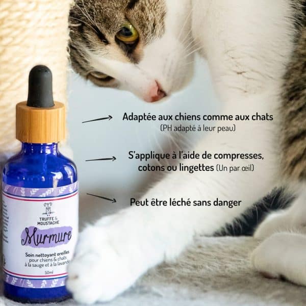 Nettoyant oreilles Murmure chien et chat points forts