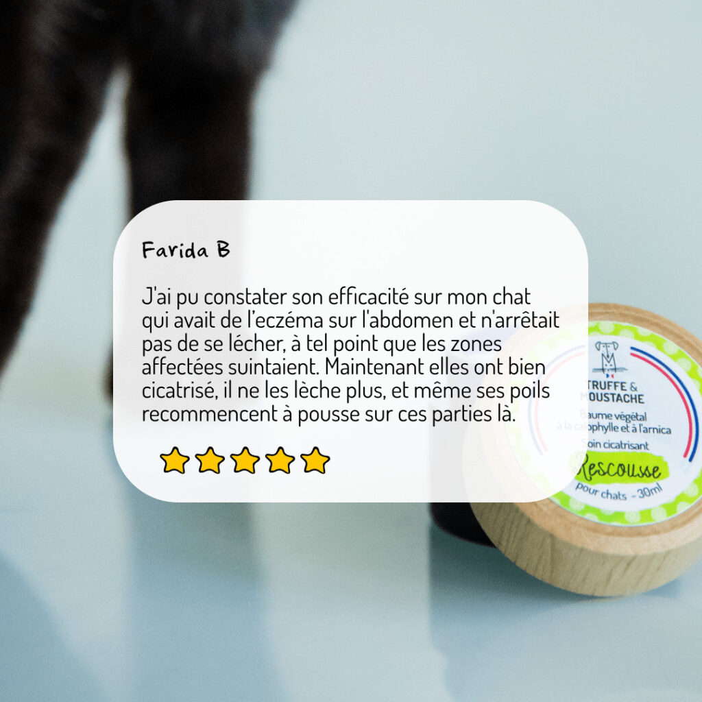 Baume cicatrisant Rescousse pour chats avis