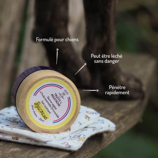 Baume cicatrisant Rescousse pour chiens points forts