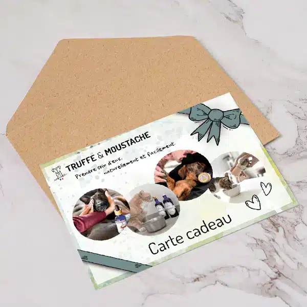 carte cadeau chien chat