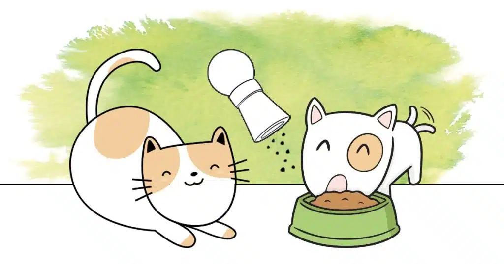 illustration complement alimentaire chien chat