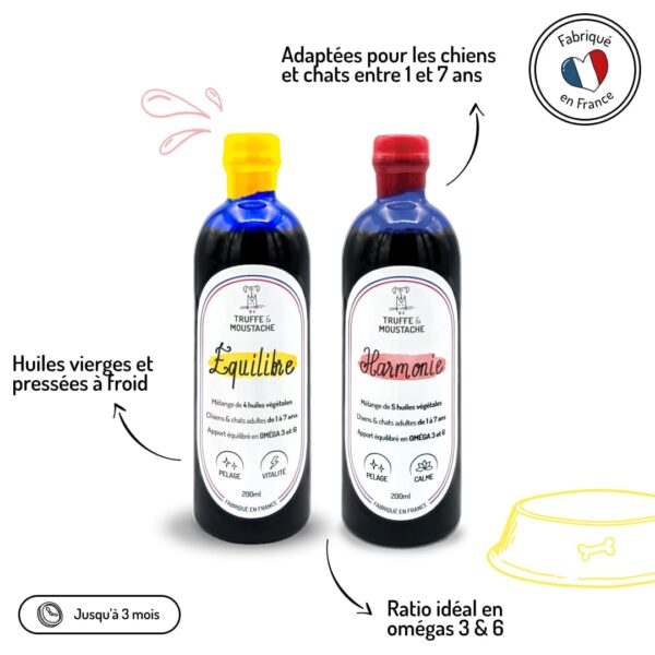 Duo d'huiles végétales équilibre et harmonie