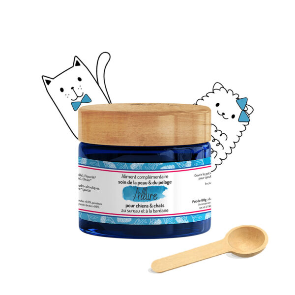 allure soin de la peau et du pelage complément alimentaire naturel chiens et chats phytothérapie plantes