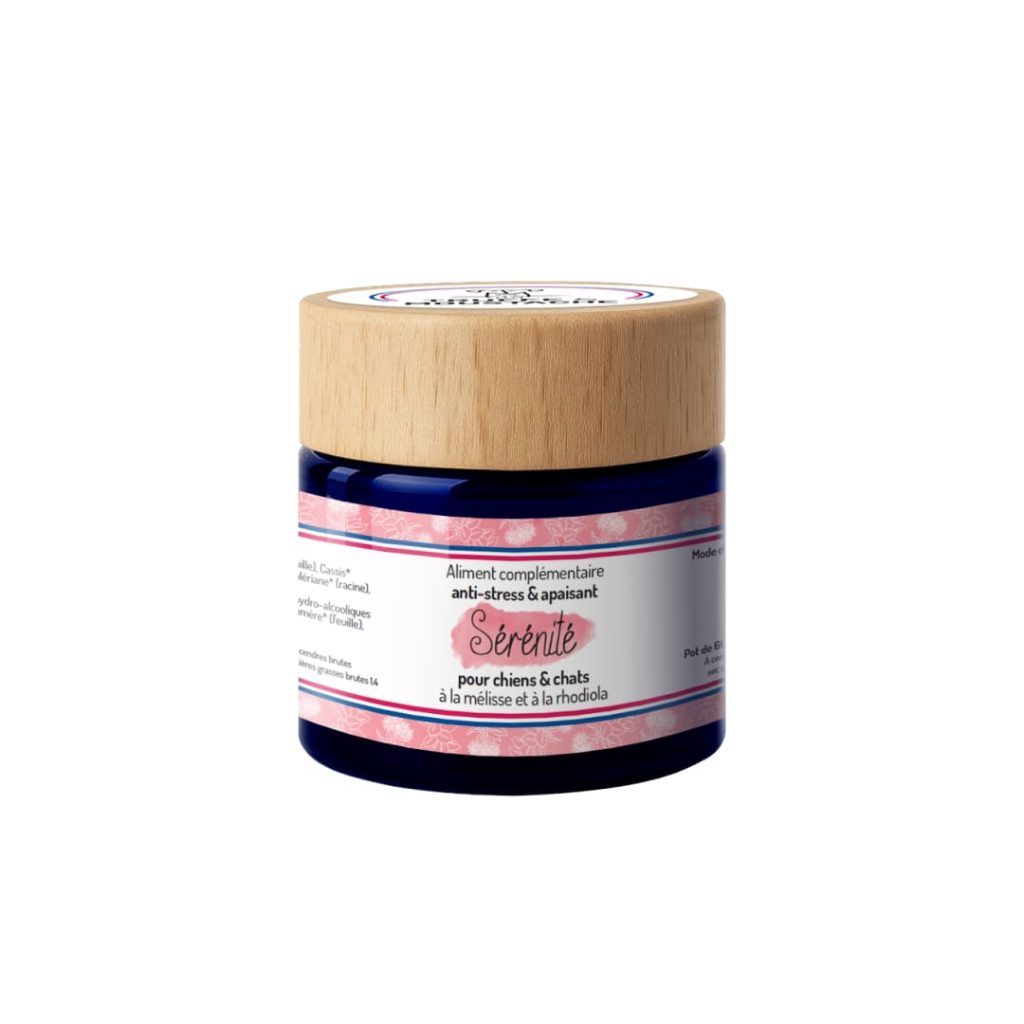 Cure courte compléments alimentaires Sérénité anti stress et apaisant pour chien et chat