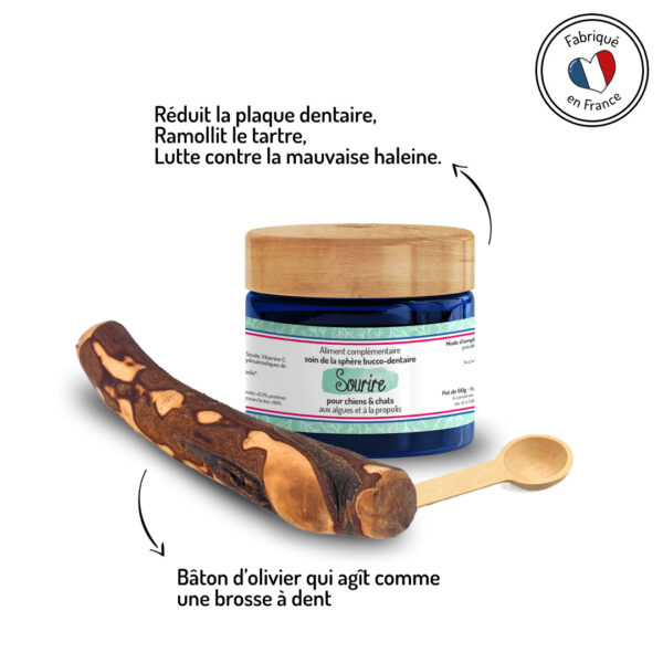 Duo cure courte sourire antitartre et bonne haleine, et bois