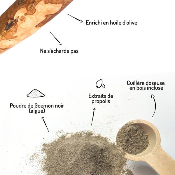 Duo Sourire et Bois d'olivier, anti-tartre et bonne haleine pour chiens et chats, mastication naturelle