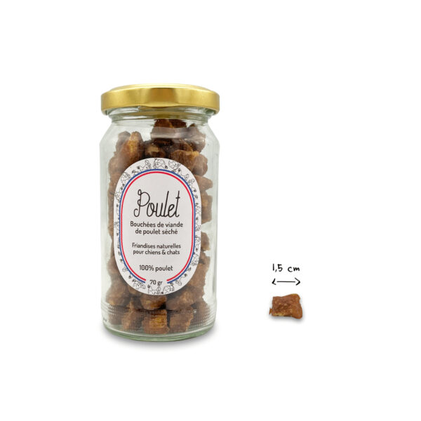 friandises poulet chien chat récompense éducation