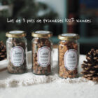 assortiment friandises noel chien chat idée cadeau dinde chevreuil canard