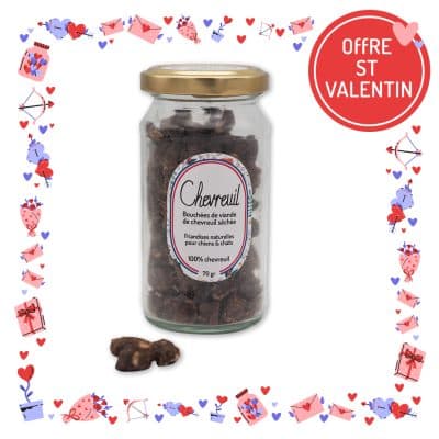 Ballotin de friandises pour chiens et chats chevreuil