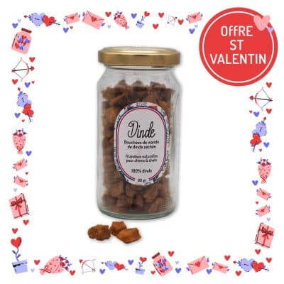 Ballotin de friandises pour chiens et chats dinde