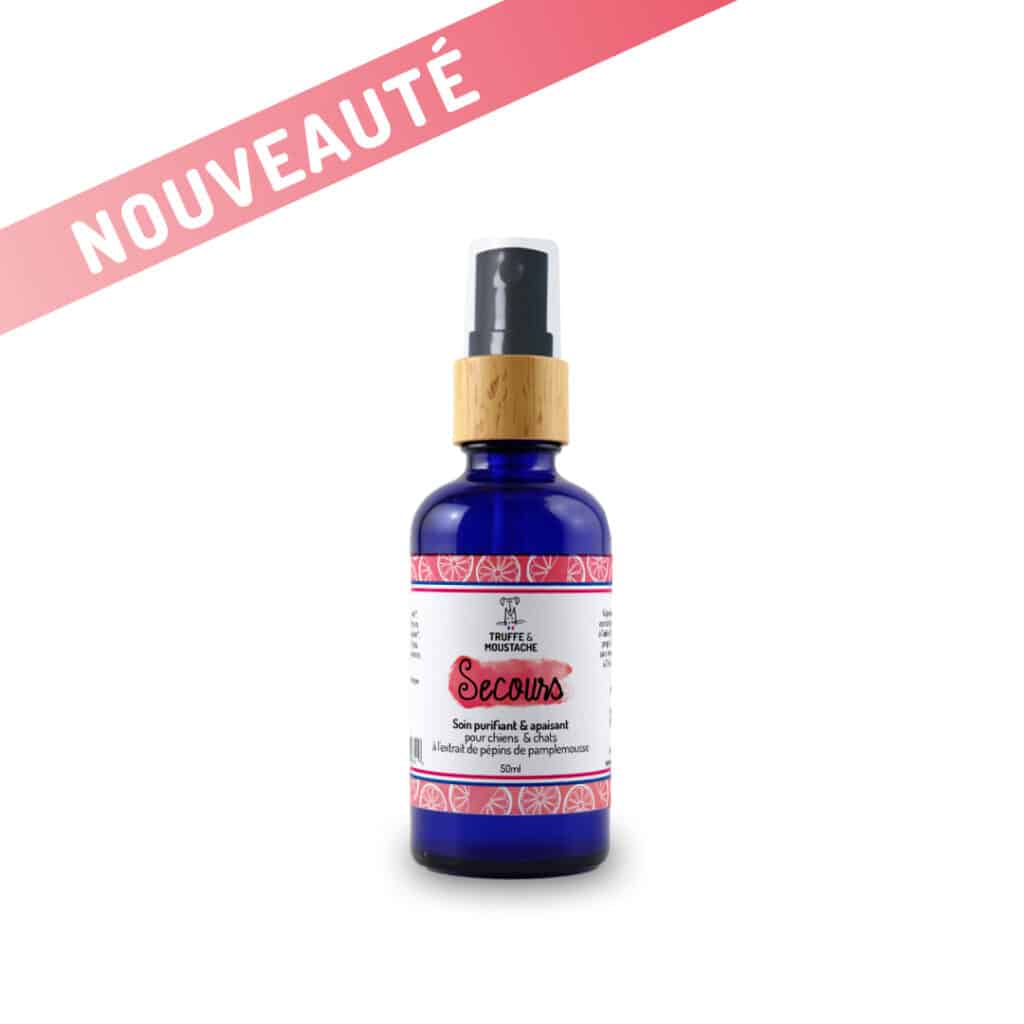 soin nettoyant et purifiant naturel pour lésions cutanées, rougeurs pour chiens et chats