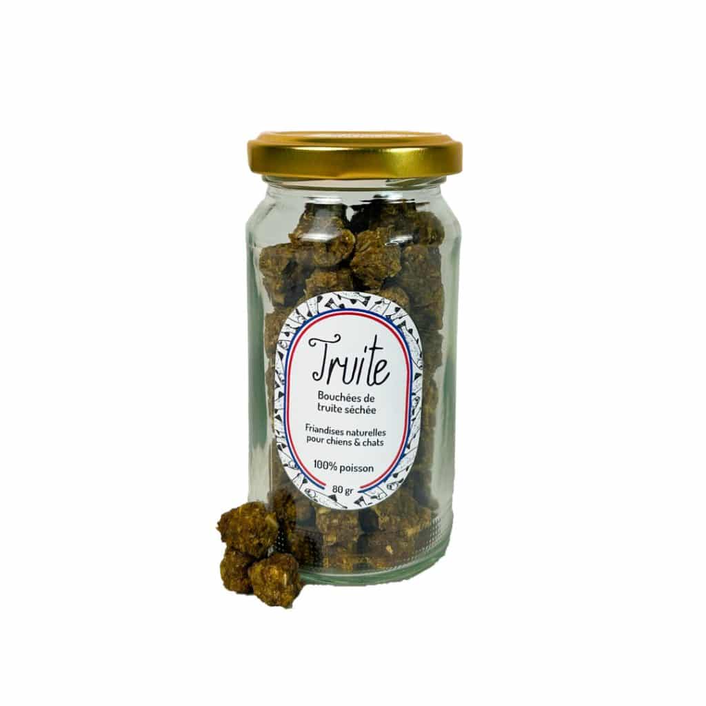 friandises naturelles 100% truite chiens et chats