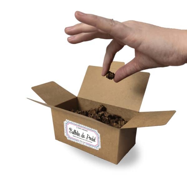 Ballotin de friandises pour chiens et chats poulet
