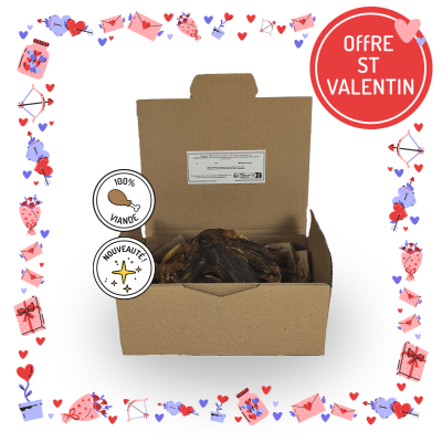 Coffret de friandises pour chiens ailes canard