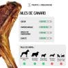 friandises ailes de canard chien + 10kg