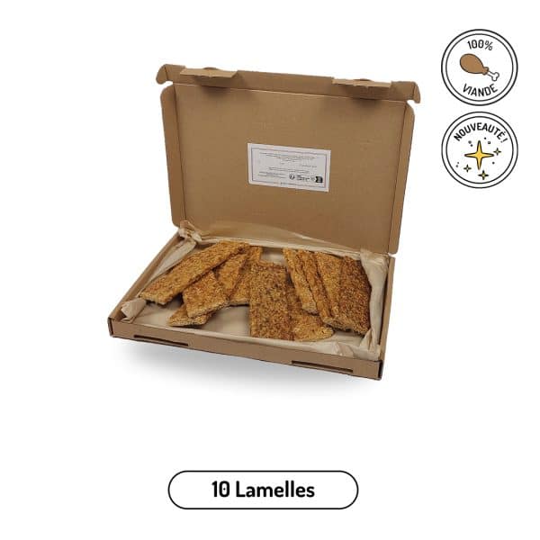 lamelles de canard friandises 100% viande pour chiens et chats