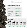 ballotins de friandises de chevreuil pour chiens et chats, 100% viande