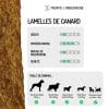 lamelle de canard friandise chien chat