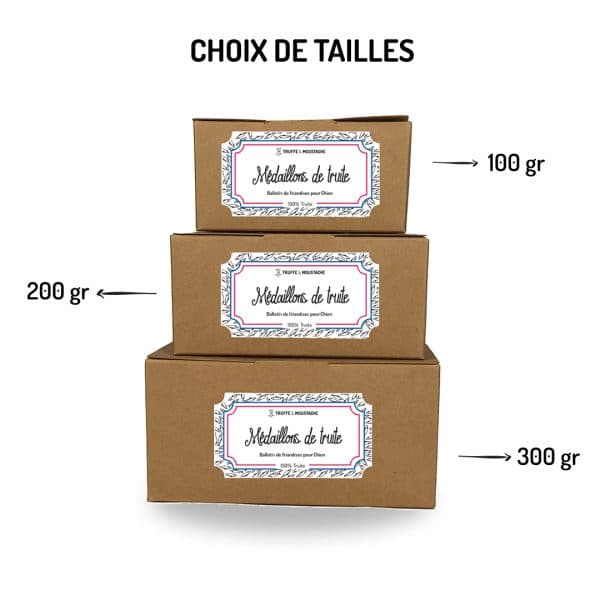 ballotins de friandises naturelles pour chiens et chats - médaillon de truite - 100% poisson