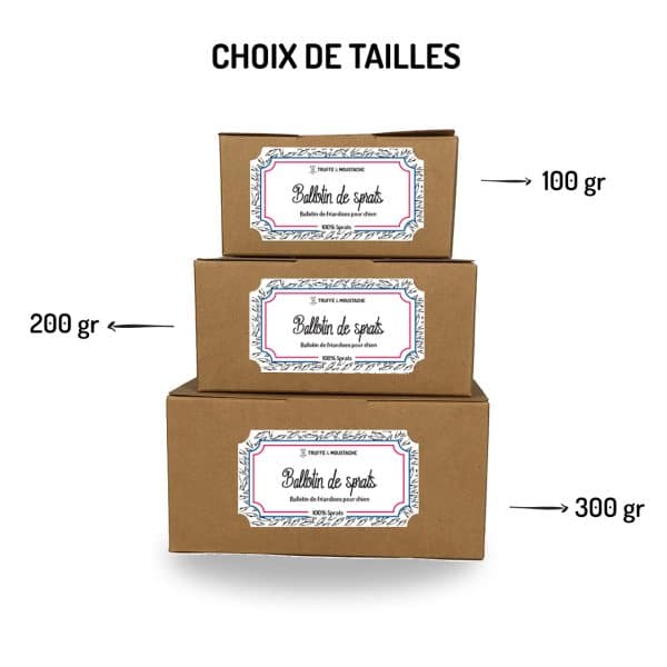 ballotins de sprats -friandises naturelles pour chiens et chats - 100% poisson