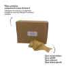 peaux de bœuf friandises chiens mastication naturelle