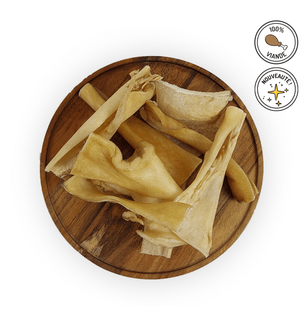 peaux de bœuf friandises chiens mastication naturelle